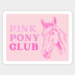 Pink Pony Girl Sticker